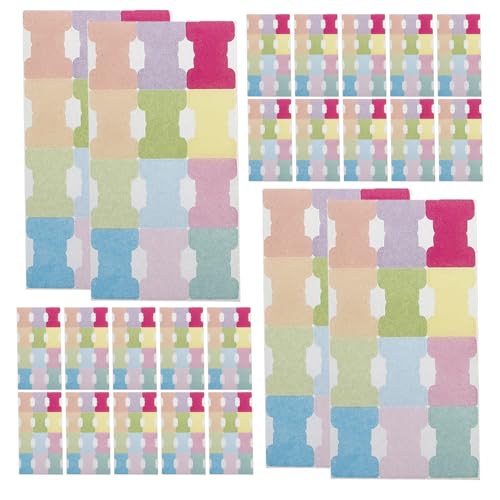 Pestañas para cuadernos reposicionables y escribibles de colores para organizar libros