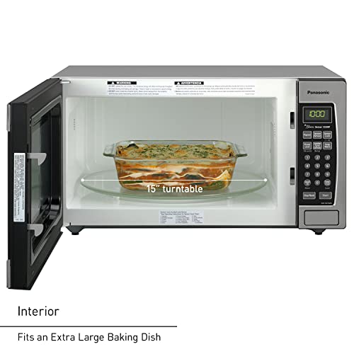 Panasonic Microwave Oven Nn-Sn766S Stainless Steel Countertop/Built-In With Inverter Technology And Genius Sensor, 1.6 Cubic Foot, 1250W #TOP6