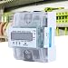 Digital 3 Phase Energy Meter Tester Electricity Usage Monitor 4P 50Hz Ampermeter Power Voltmeter Ammeter Voltage Amps Watt Kwh Frequency Power Factor Meter Multimeter