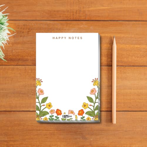 Image of PAPBOO Easy to carry Cute A6 Size Tear-off Notepads,90 Sheets,100 GSM, Gift(Happy Notes)