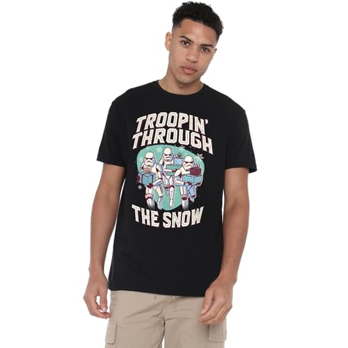 T-shirt Star Wars coupe mixte fini les vêtements de Noël sans style