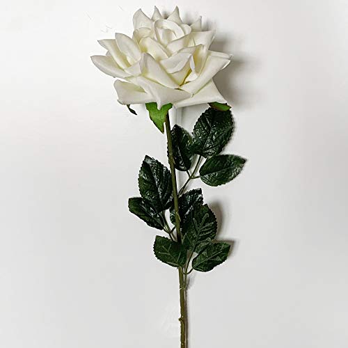 WELL HOME MOBILIARIO & DECORACIÓN 75cm Pink Bouquet in White Velvet, Unitario