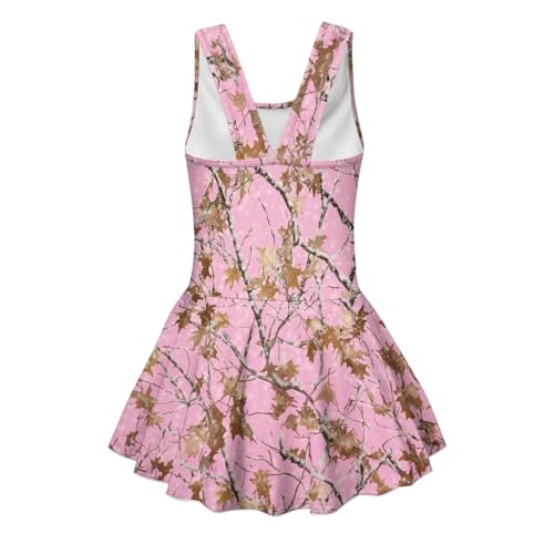 Traje de baño de una pieza para niñas TOADDMOS con tejido de alta elasticidad y secado rápido 4