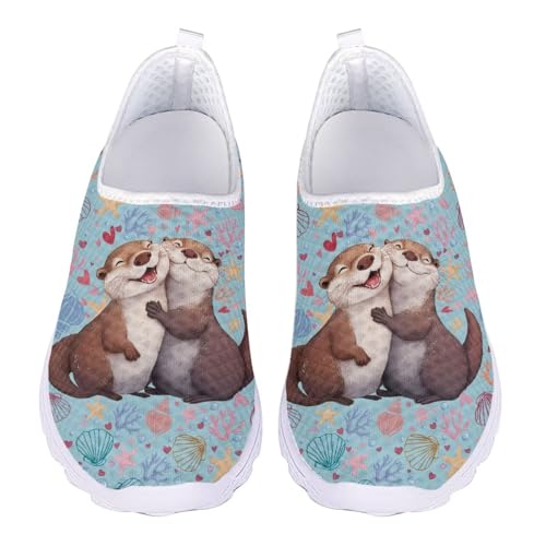 Walking Shoes for Women Slip On Tennis Shoes Sports Sneakers Mesh Flats Comfortable Fashion Workout Sneakers