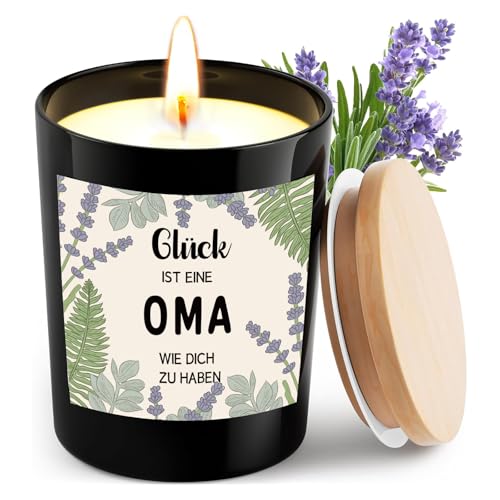 Regalos para la abuela, vela de lavanda de 7 onzas regalo para mujeres, regalos del día de la madre para la mejor abuela, regalo para madre y mujer para Pascua, día de la madre, cumpleaños, Navidad