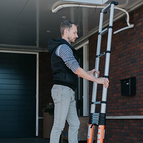 Batavia 7063088 Aluminium Teleskopleiter Arbeitshöhe (max.): 4.6 m 3-farbig 15.3 kg