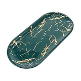 Garneck Assiette De Sushi Céramique Marbrée Plateau De Présentation De Bijoux Élégant...