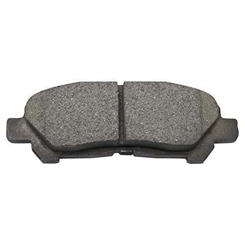 Image of TRQ Rear Brake Pad and Rotor Set Ceramic Parking Shoe Compatible with 2012-2013 Toyota Highlander