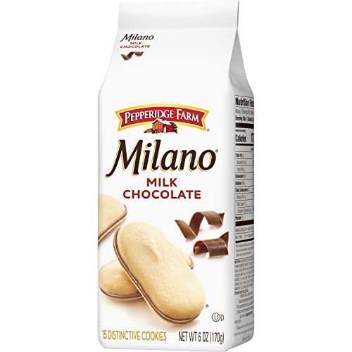 Pepperidge Farm Milano Milk Chocolate Cookies, 6 Oz Bag (15 Cookies) #TOP7