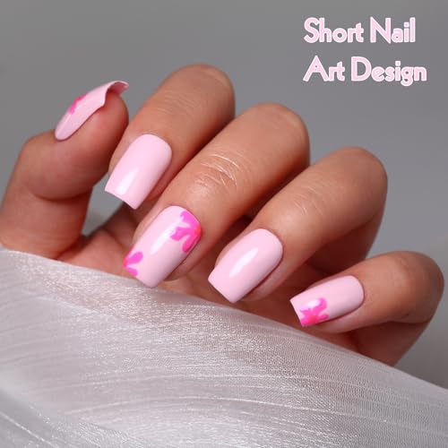 Set de 6 esmaltes de gel rosa brillante 10ml miniatura 5