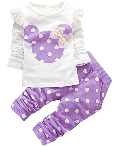 Image of Toddler Baby Girls Cute Tunic Tops and Leggings 2PC Clothes Outfit Set