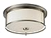 Z-Lite 412F16 3 Light Flush Mount, Brushed Nickel