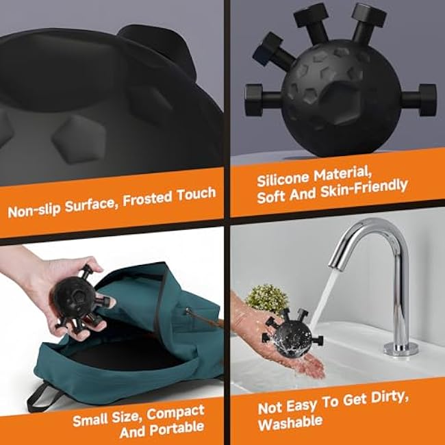 Adjustable Finger Grip Strengthener - Ergonomic Hand Gripper with Silicone Grip for Strength, Dexterity & Recovery (Athletes, Guitarists, Rehabilitation)