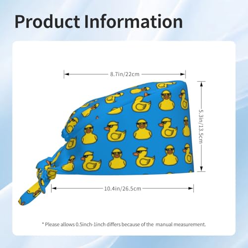 Image of Adjustable Working Cap Breathable Unisex Women Men Elastic Bandage Tie Back Hats Scrub Nursing Doctor Surgeon Cap