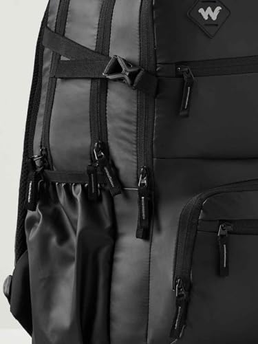 Image of Wildcraft Evo 5 Compartment Laptop Backpack 45 L (12962) (Coated: black)