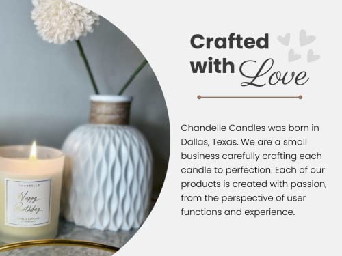 Birthday Candle - Vanilla Cupcake Soy Wax Candle, Buttercream Scent, 50 Hours Burn Time #TOP1