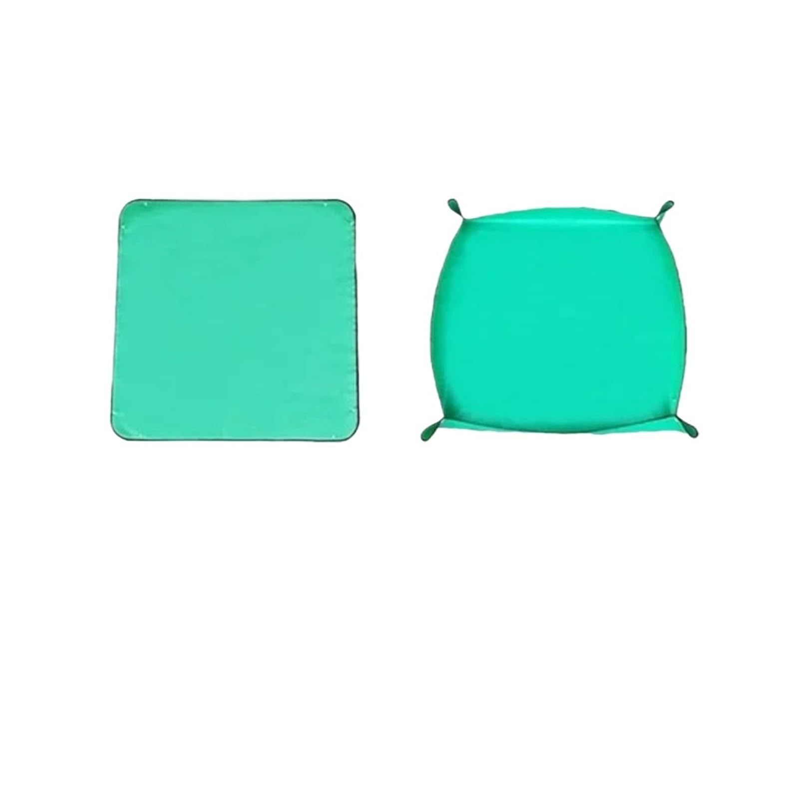 HUWOYG 2PCS Home Gardening Supplies Planting Mat Potting Reusable Transplanting Waterproof Folding Plant Accessories For Indoor Garden(Green,66x66cm)