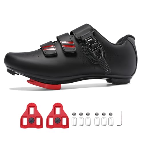 Womens Mens Cycling Shoes Compatible with Peloton Bike Indoor Road Riding Biking Bike Shoes with Delta Cleats Included2