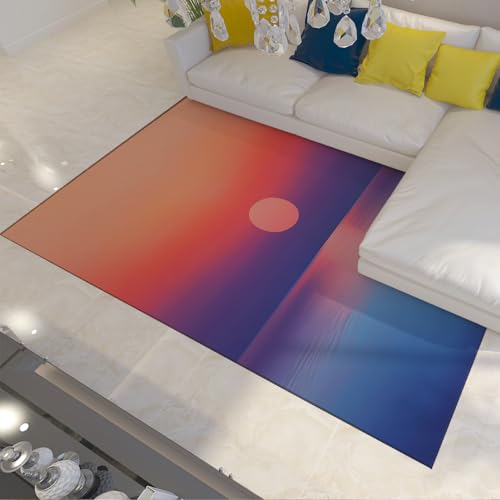 Tapis Salon Noël Idée Cadeau Déco Hivernale Vert Flocon de Neige