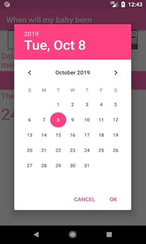 BABY BORN DATE - Calculate the day your baby will born