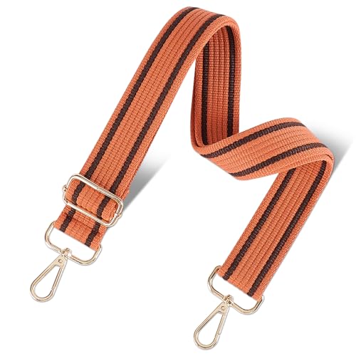 Image of chushui Woven Stripe Purse Straps,Replacement Crossbody Wide Shoulder Adjustable Strap for Bag Handbags