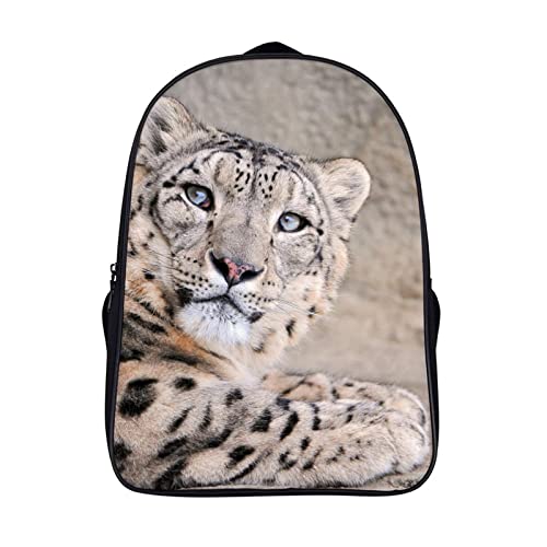 Sac à dos léopard des neiges soulager le dos de votre enfant à l'école