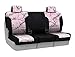 Coverking Center 40/20/40 Split Bench Custom Fit Seat Cover for Select Ford Expedition Models - Neosupreme Camo Real Tree (AP Pink with Black Sides)