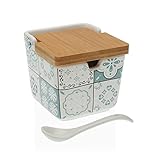 Este Azucarero de Cocina, es muy práctico y funcional para guardar alimentos por su Gran Capacidad