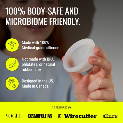 Image of Flex Reusable Disc | Reusable Menstrual Disc | Tampon, Pad and Cup Alternative | Capacity of 6 Super Tampons | Lasts for Years | Includes Carrying Pouch & 2 Free Disposable Discs (Pack of 18)