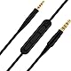 Toxaoii Ersatz-Audiokabel, 1,2 m, Schwarz, Kompatibel mit Bose QuietComfort QC45 QC35II QC35 QC25 On-Ear2 OE2 OE2i Soundlink SoundTrue NC700 Kopfhörern, 3,5 mm auf 2,5 mm AUX-Kabel mit Mikrofon