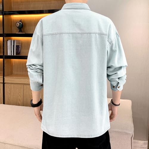 Chaqueta de mezclilla para hombre DGHM-JLMY miniatura 3