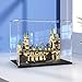 Produktbild Acryl-Display-Box, kompatibel mit LEGO 76415 Die Schlacht von Hogwarts-Modell, Displaybox, staubdichte Box, Aufbewahrungsbox (kein Bausteinmodell) (schwarzer Sockel)
