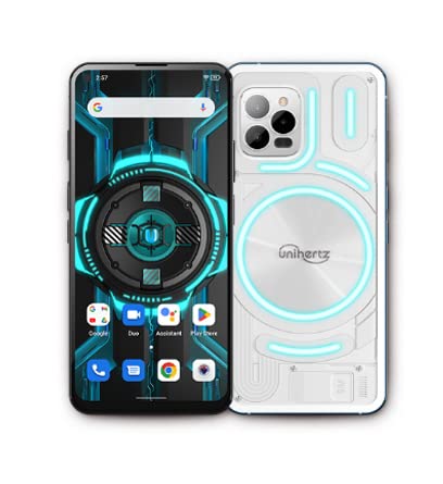 Unihertz Luna, Android 12 Smartphone, 6.81" full screen, 8GB+256GB, 108MP+32MP+20MP Night Vision Camera, 5000mAh Battery, 4G Dual SIM, NFC/GPS (White)