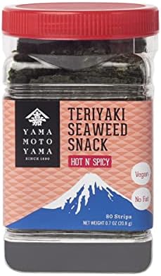 Yama Moto Yama Teriyaki Nori Seaweed Hot and Spicy, 0.7 Ounce
