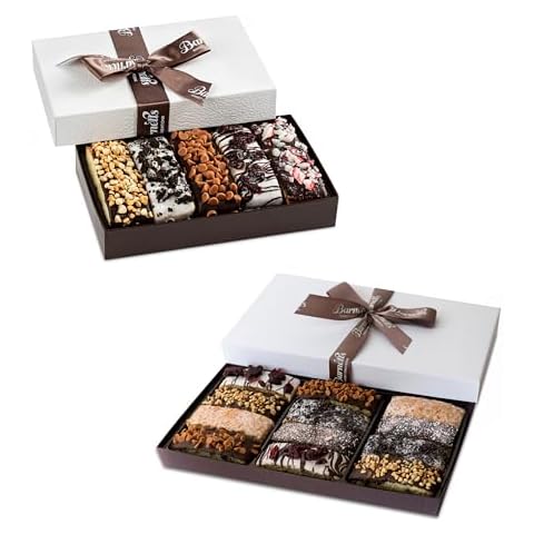Barnett's Gourmet Chocolate Biscotti Gift Basket Bundle, Christmas Holiday Him & Her Gifts, Prime Unique Corporate Men Women Valentines Mothers Day Basket Ideas Cover