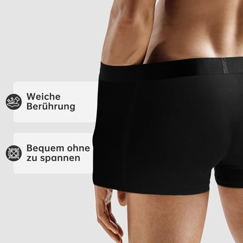 Smart Sir Smart Sir Boxershorts Herren 12er-Pack Unterhosen Männer Bsaumwolle Multipack mit elastischem Bund Gute Passform undAngenehm zu Tragen - Zusatzansicht 4 | TV | Video | Foto