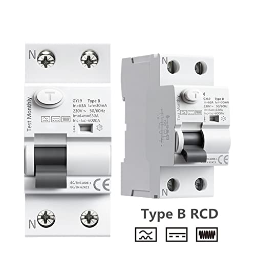 Disjoncteur Type B RCCB différentiel 40A 30mA 6KA ELCB - 2
