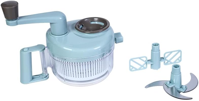 Household kitchen large capacity manual meat grinder hand cooking machine Vegetable drying and cutting machine chili garlic mincer