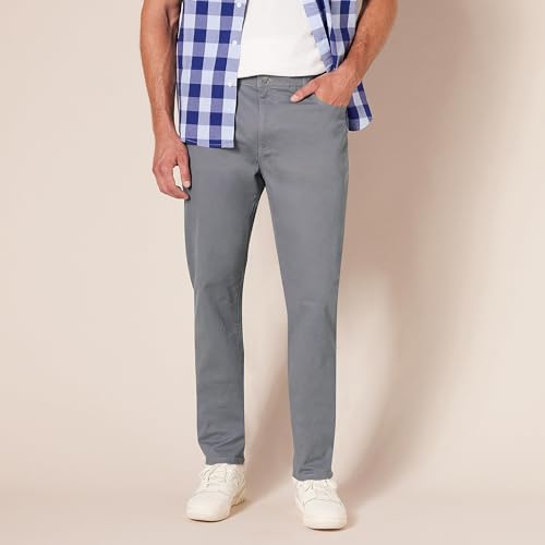 Amazon Essentials AE1908384-DG-38W X 30L Men'S Athletic-Fit 5-Pocket Stretch Twill Pant thumb #5