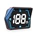 Dyno Racing GPS HUD Speedometer Heads-Up Digital Display Guage Speed,Compass,Overspeed Alarm with Rotary Suction Cup Holder USB Power