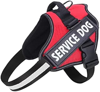 Belababy Soft No Pull Dog Harness X Small, Adjustable Assistance Service Dog Vest with Safety Buckle, Reflective Breathable Outdoor Training Dog HarnessBlack