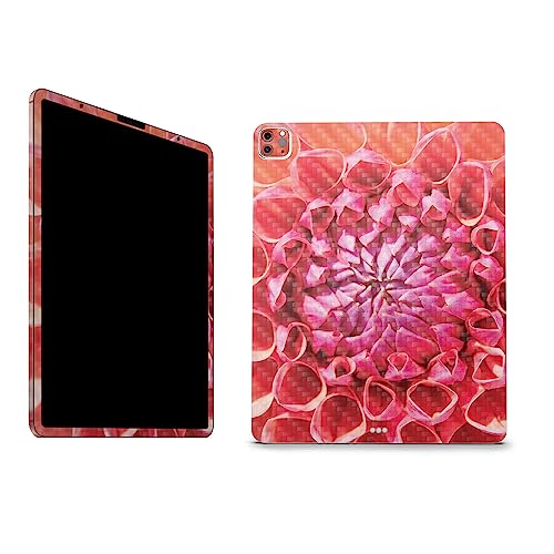 Image of MightySkins Carbon Fiber Skin Compatible with Apple iPad Pro 12.9 inch M2 6th Gen (2022) Full Wrap Kit - Mum Closeup | Protective, Durable Textured Carbon Fiber Finish | Easy to Apply | Made in The USA
