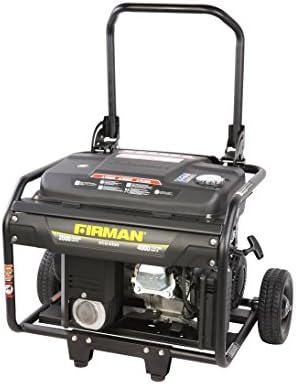 Firman Generators ECO4000 6.5 HP Gas Powered Portable Generator and Wheel Kit