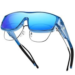 B Transparent Blue Frame Revo Blue Lens