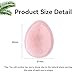 WHAL&YUNE Rose Quartz Thumb Worry Stone for Anxiety, Healing Crystals Natural Drop Shape Gemstone Meditation Reiki Balancing Accessories Gift for Stressed People-1.8 inches