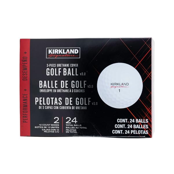 KIRKLAND Signature - Set di 3 palline da golf in uretano, 24 palline