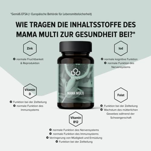 Schwangerschaftsvitamine Edubily Nutrition Mama Multi