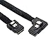 chenyang CY 80cm Ultra Slim Flat Left Angled 90 Degree Mini SAS 36pin SFF-8087 to 8087 Data Raid Cable