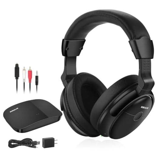 SIMOLIO Digitale Cuffie Wireless per TV Senza Fili per Anziani