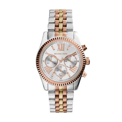 Michael Kors Lexington orologio al quarzo cronografo con cinturino in